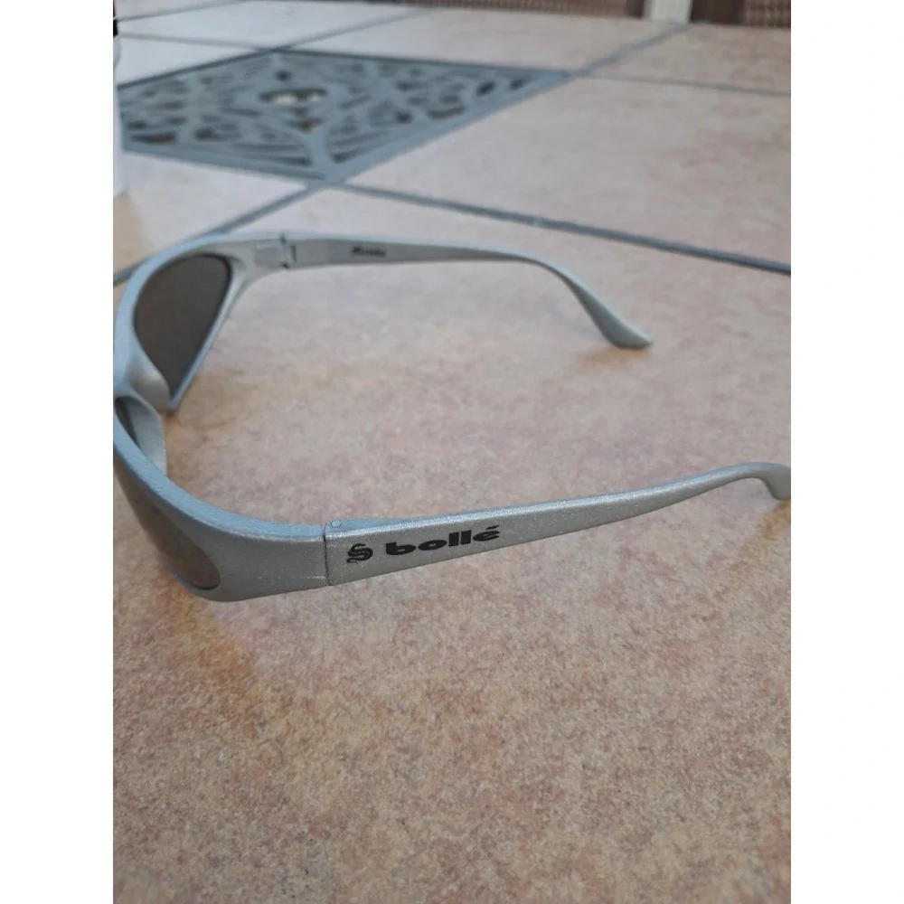 Bolle Sunglasses Slipstream Silver Vtg France C1